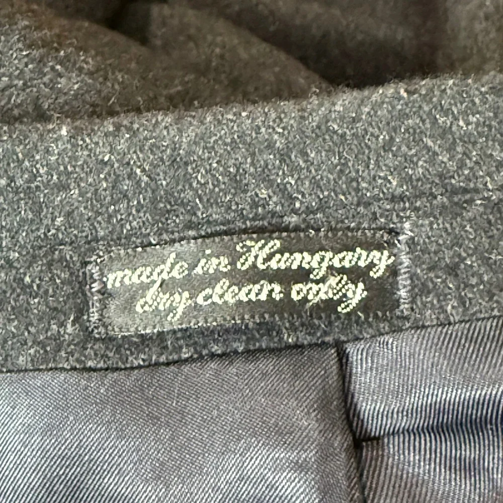 Ron Chereskin Men Charcoal Gray Camel Hair 2 Button Blazer Sport Coat Hungary 42